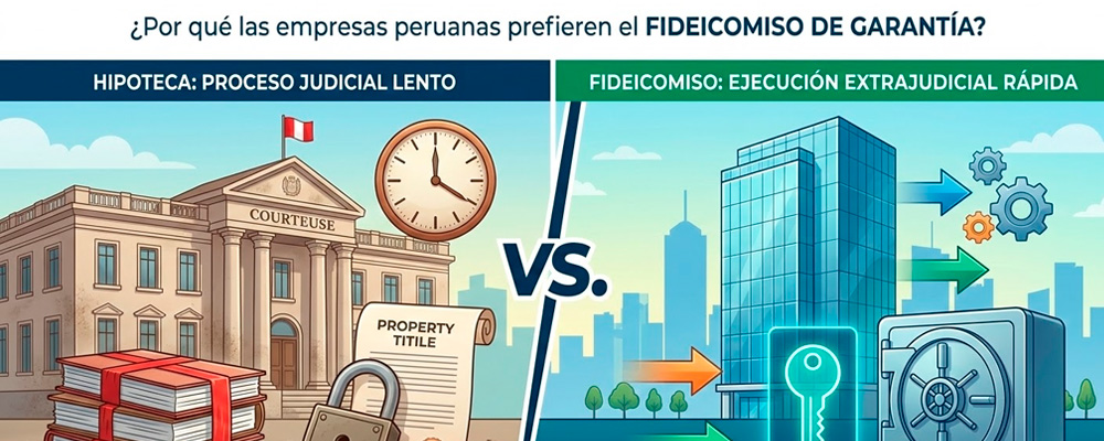 Garantía vs. Hipoteca: ¿Por qué las empresas peruanas prefieren el Fideicomiso de Garantía?